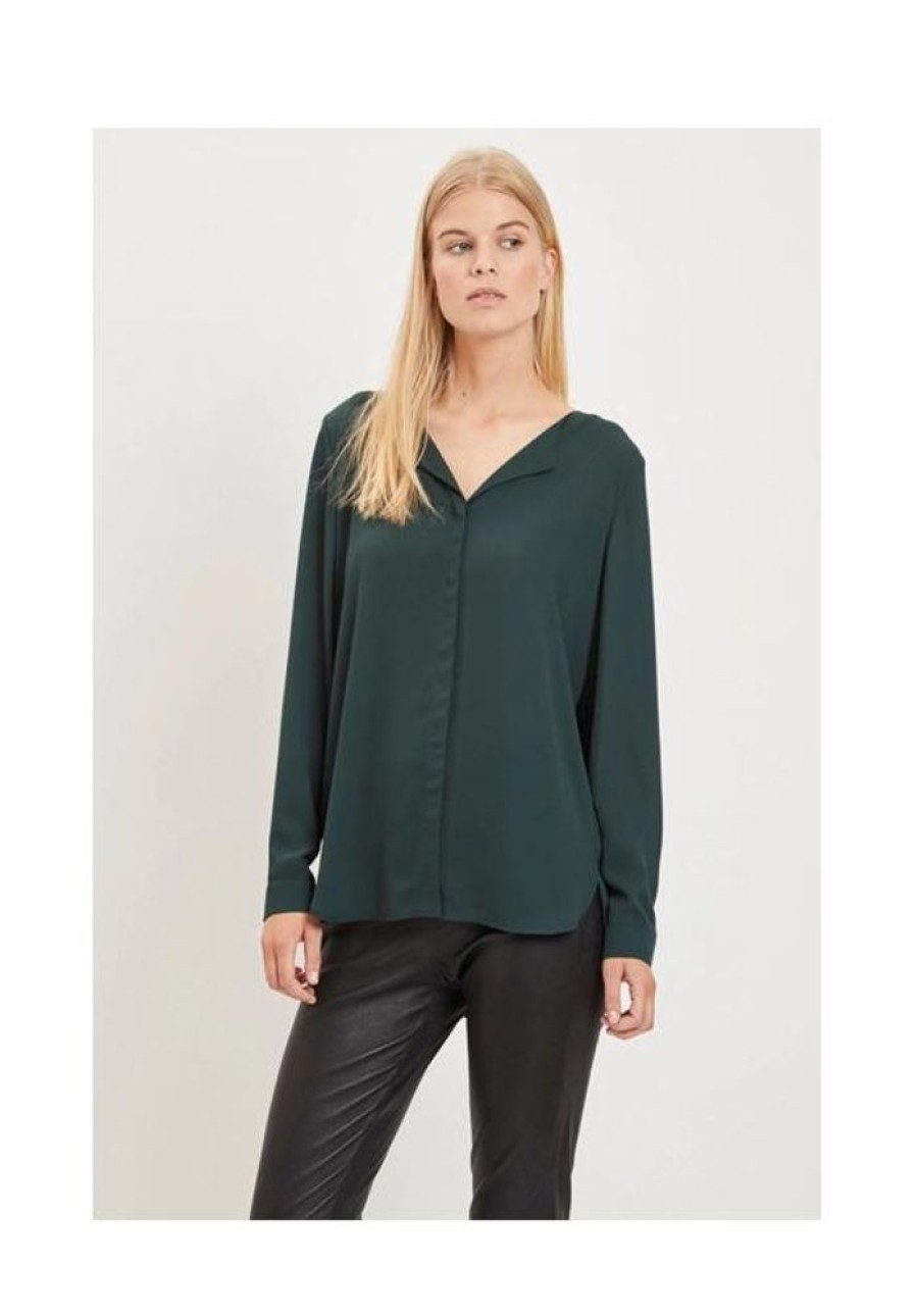 Dames VILA Blouses & Tunieken | Basic Blouse Lucy 14044253 Noos