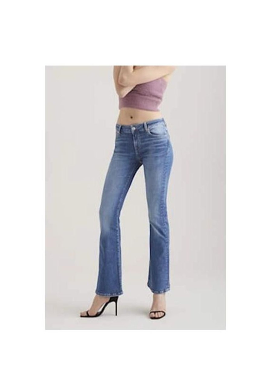 Dames Cup of Joe denim Jeans | Flared Jeans Laura Medium Blue