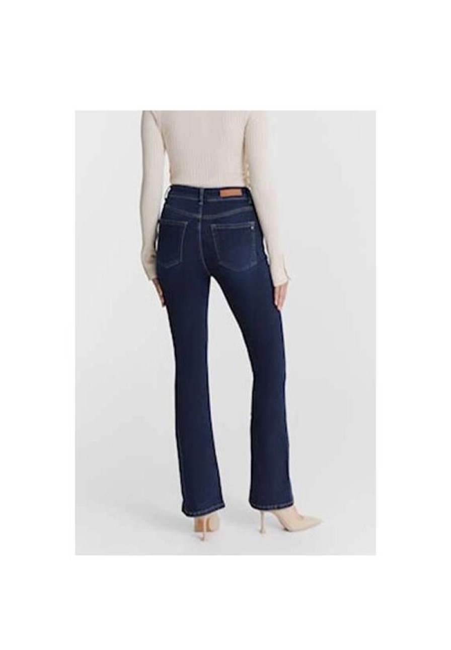 Dames Cup of Joe denim Jeans | Flared Jeans Matilda Deep Blue