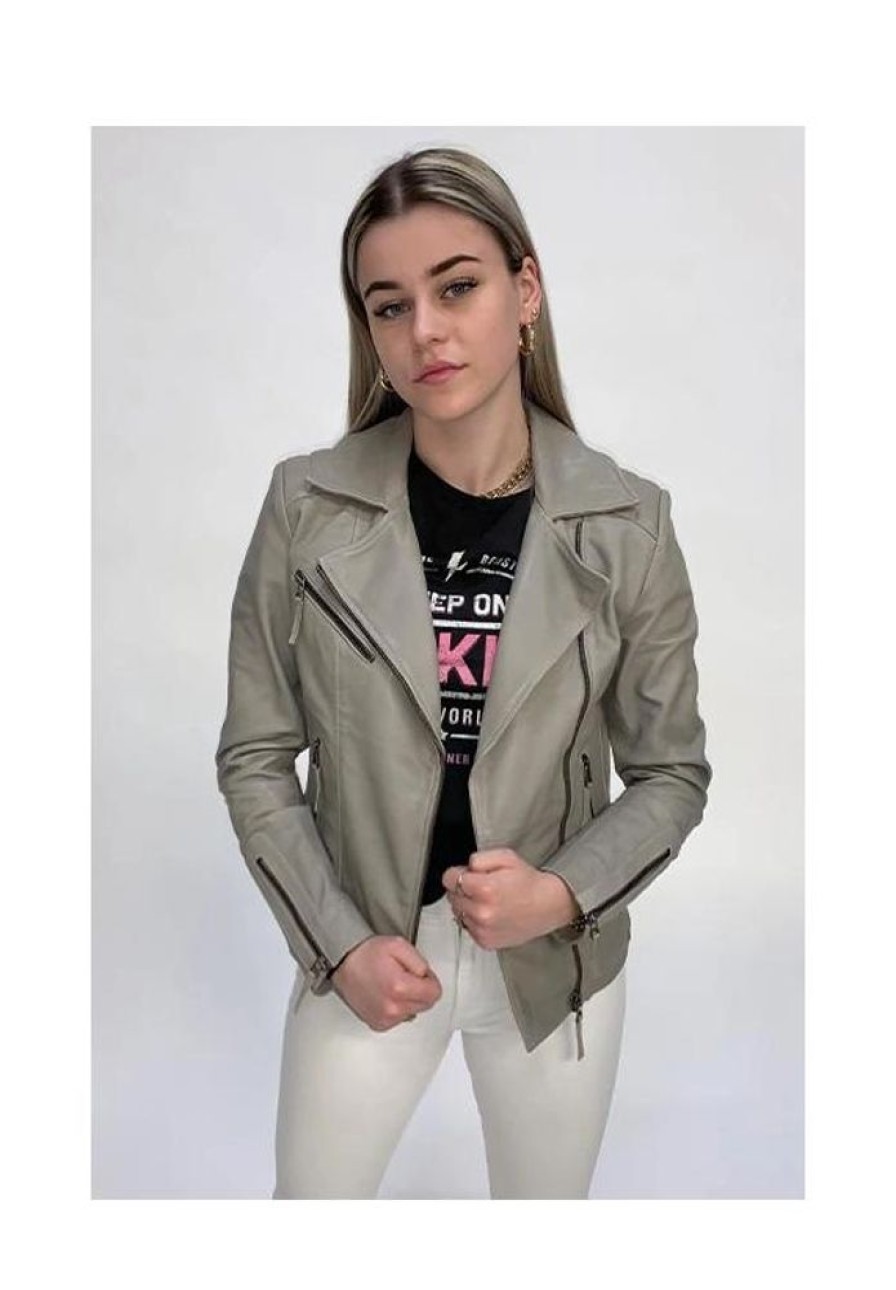 Dames Dekkers Jassen & Blazers | Leer Jacket Lia Lia