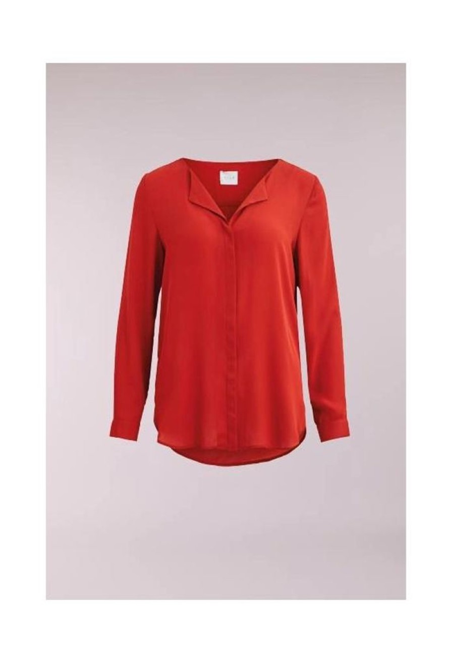 Dames VILA Blouses & Tunieken | Basic Blouse Lucy 14044253 Noos