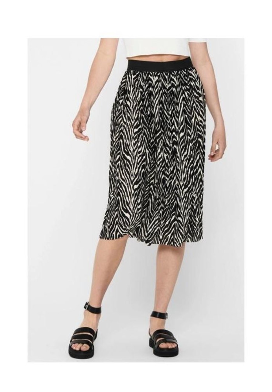 Dames JDY Jurken & Rokken | Plooirok Boa Met Animal Print 15214824