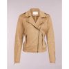 Dames VILA Jassen & Blazers | Suede Look Biker Jasje Faddy 14057232 Noos