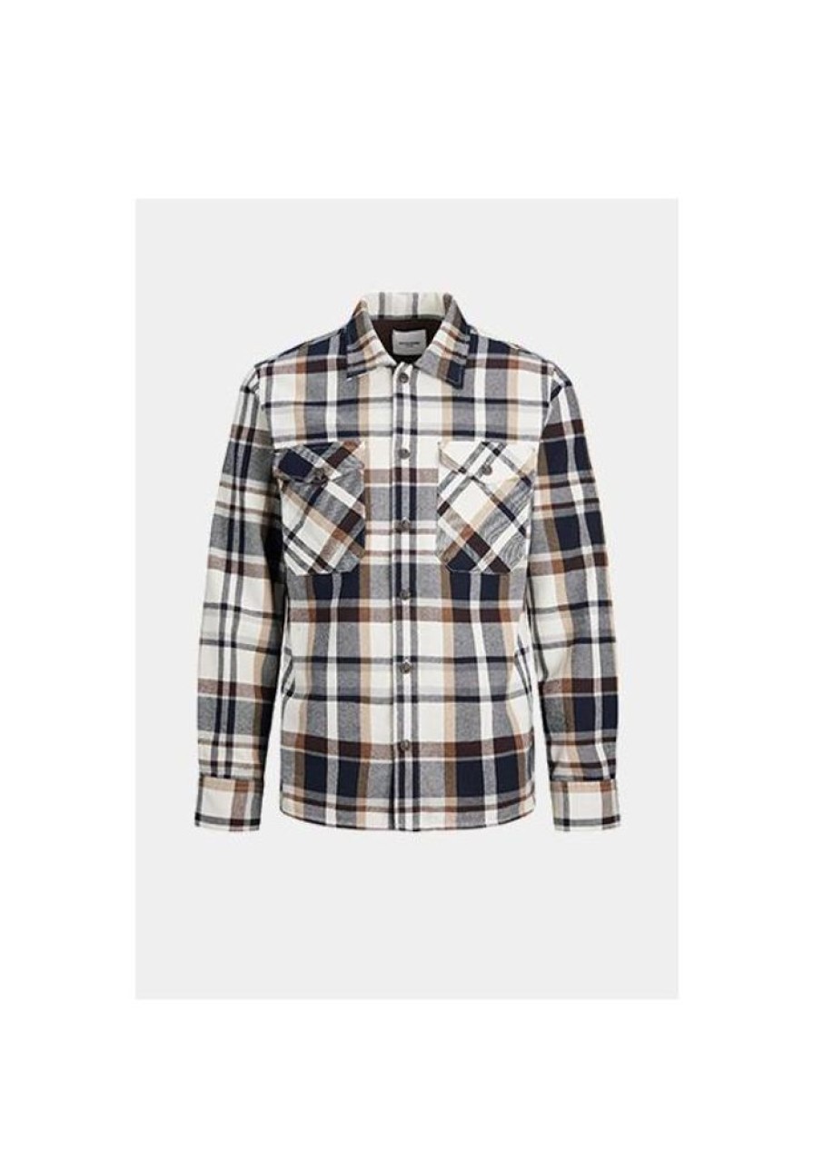 Heren Jack and Jones Overhemden | Overhemd Eddie 12235986 Noos