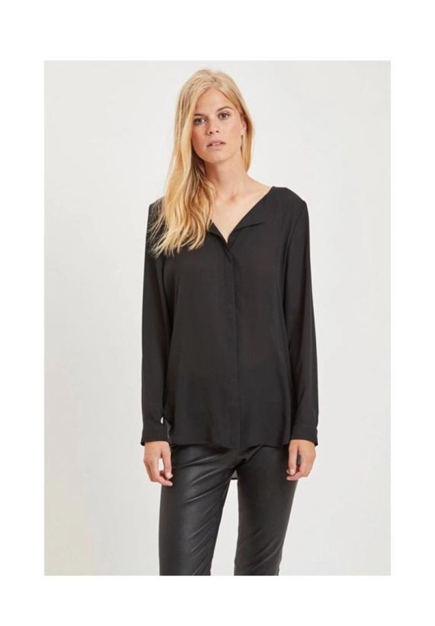 Dames VILA Blouses & Tunieken | Basic Blouse Lucy 14044253 Noos