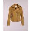 Dames VILA Jassen & Blazers | Suede Look Biker Jasje Faddy 14057232 Noos