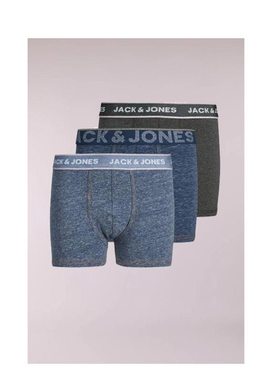 Kinderen Jack and Jones Tas | Boxershorts 3-Pack Denim 12168864 Noos