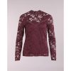 Dames VILA Blouses & Tunieken | Longsleeve Kant Stasia 14041864 Noos