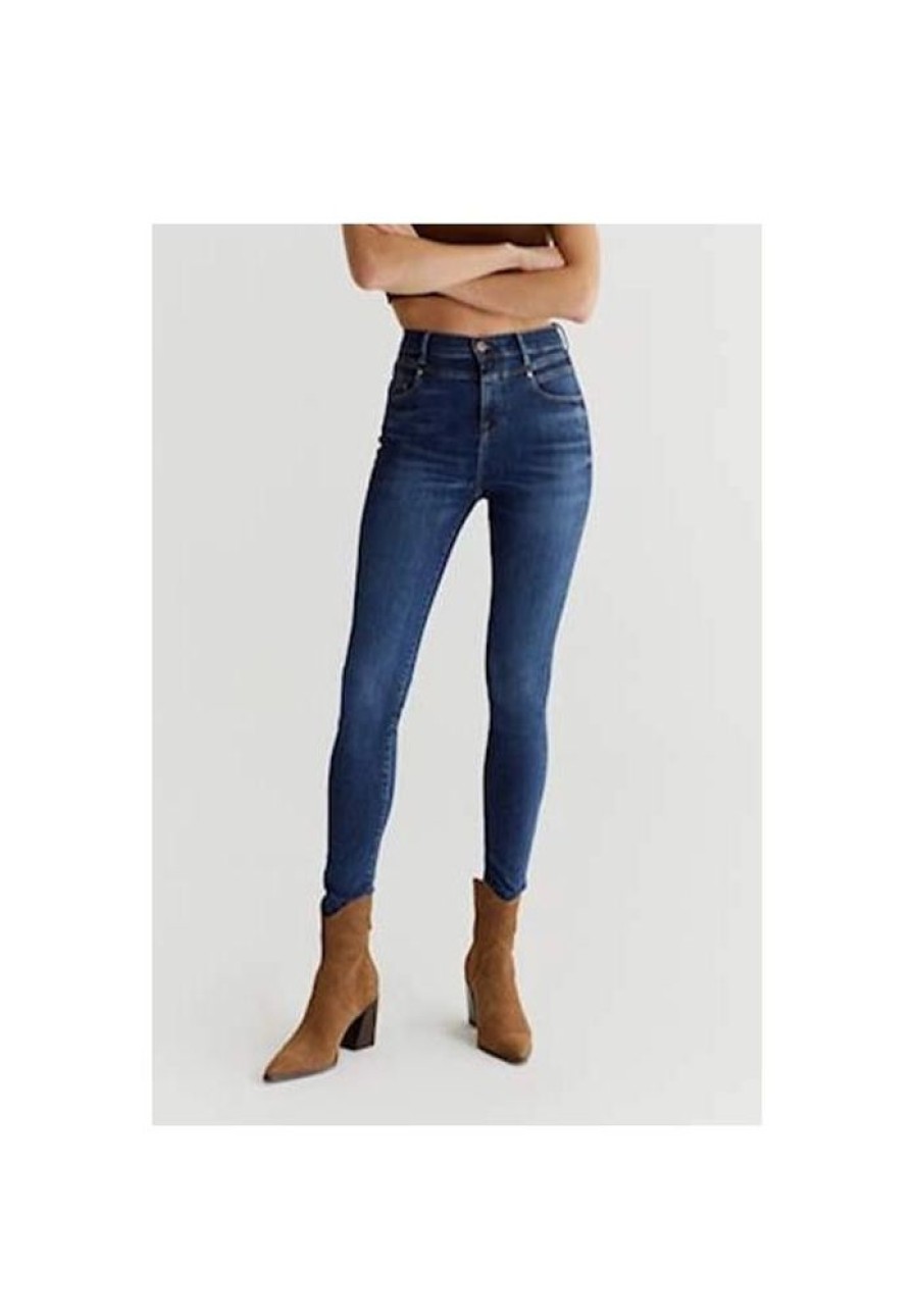 Dames Cup of Joe denim Jeans | High Waist Jeans Lisa Dark Blue