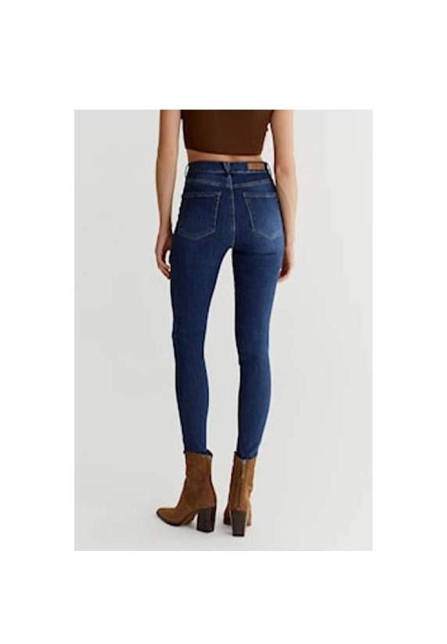 Dames Cup of Joe denim Jeans | High Waist Jeans Lisa Dark Blue