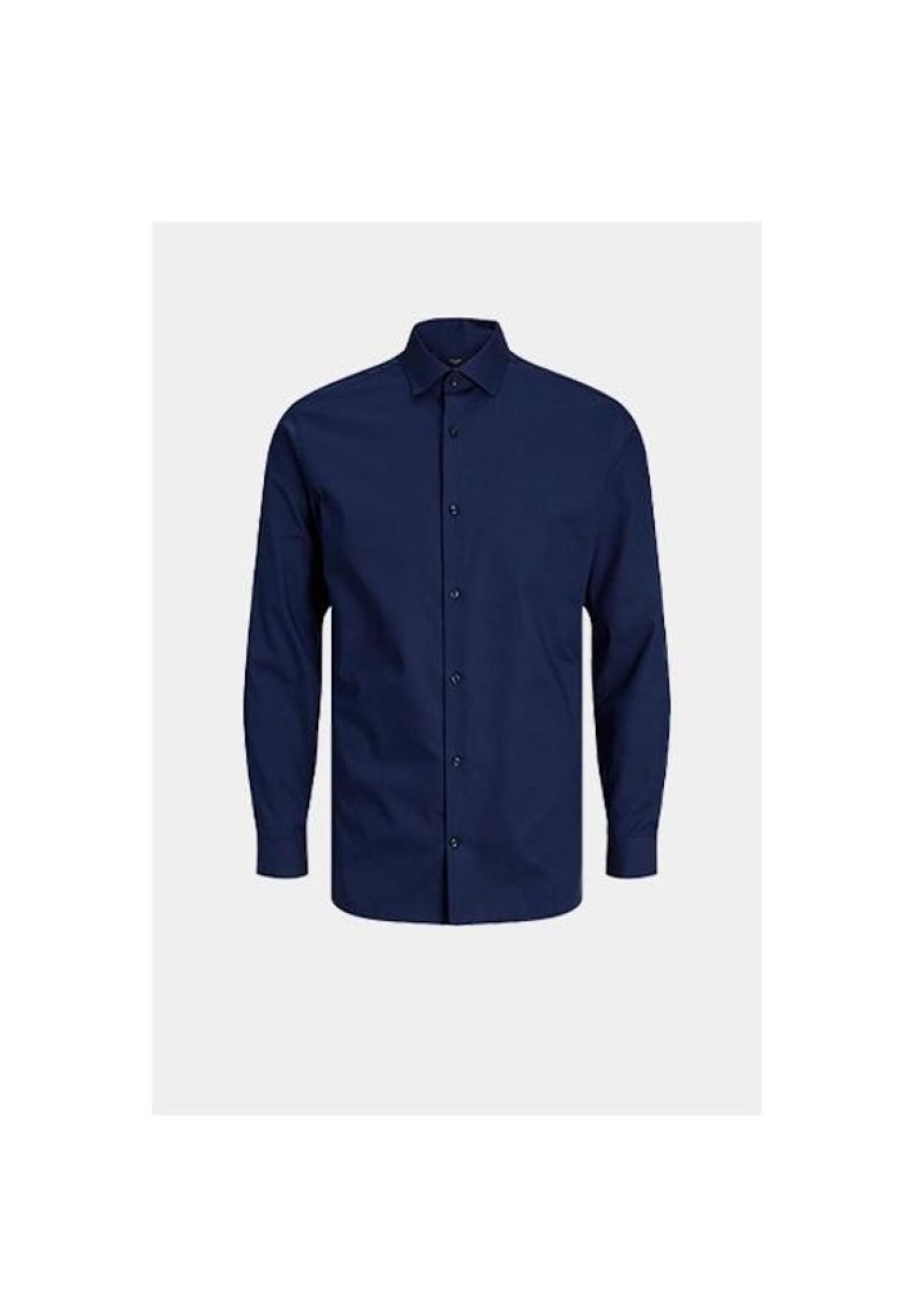 Heren Jack and Jones Overhemden | Overhemd Parker 12227385 Noos