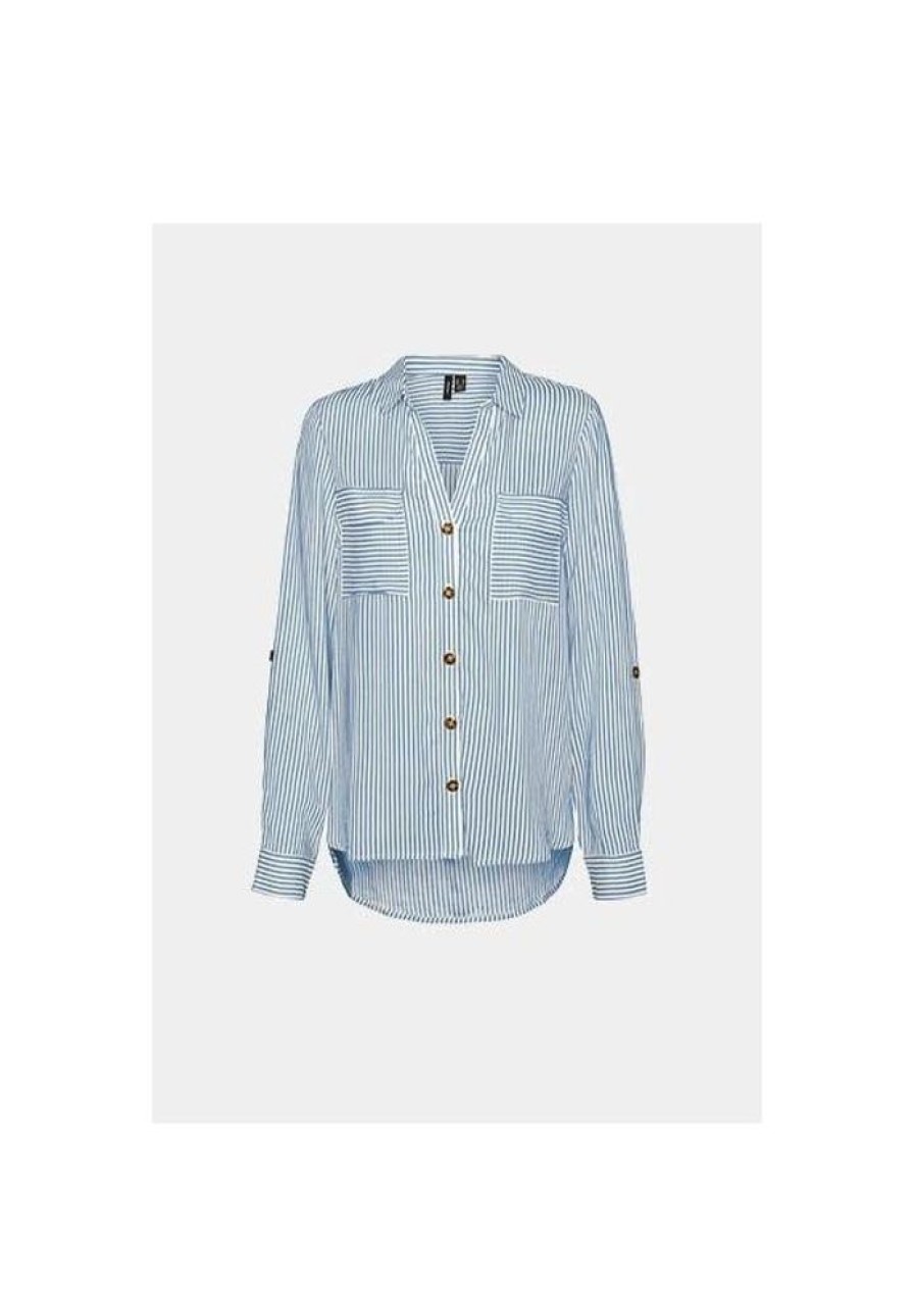 Dames Vero Moda Blouses & Tunieken | Blouse Bumpy 10275283 Noos