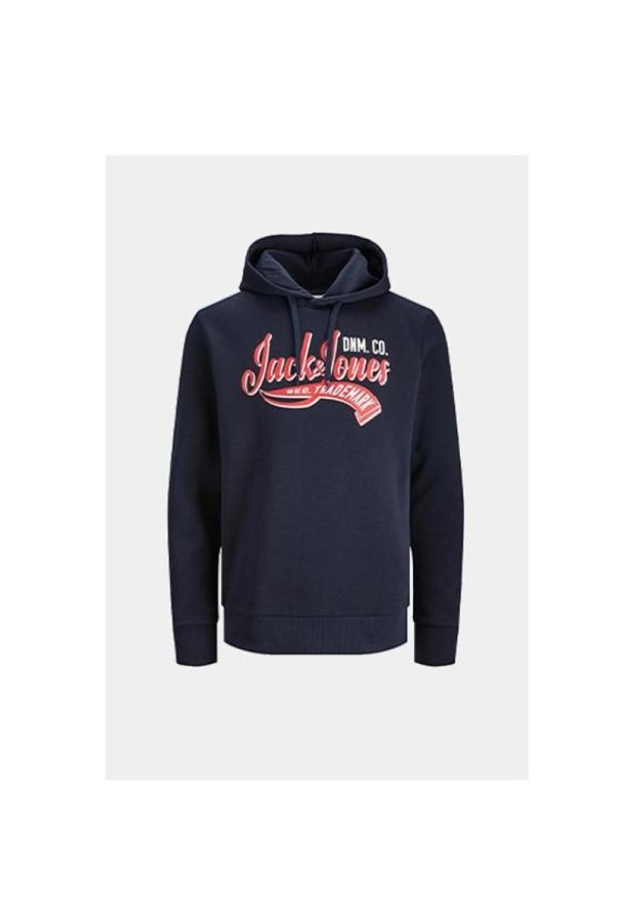 Heren Jack and Jones Truien & Vesten | Hoodie Logo 12233597 Noos