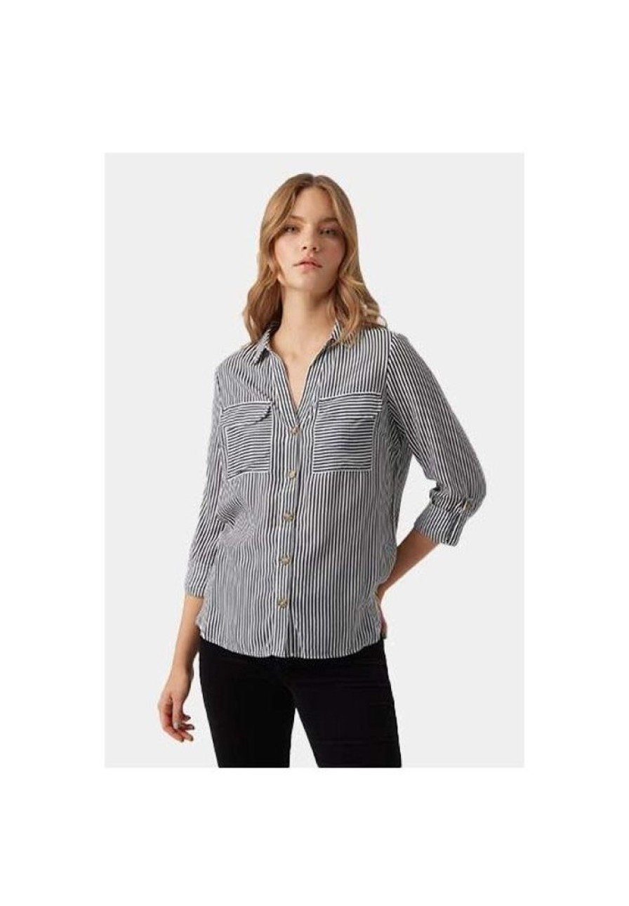 Dames Vero Moda Blouses & Tunieken | Blouse Bumpy 10275283 Noos