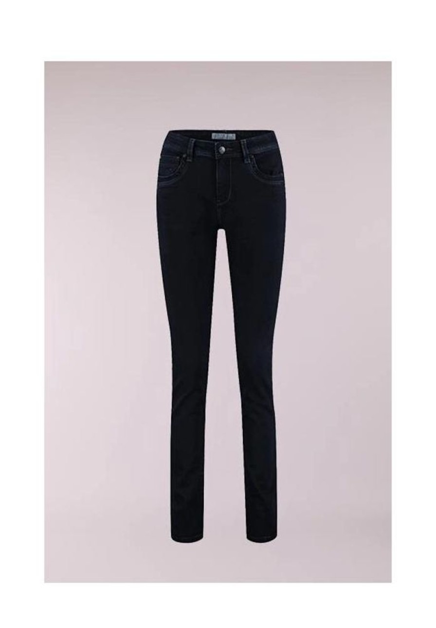 Dames Red Button Jeans | Jeans Jimmy Srb3806 Deep Blue