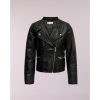 Kinderen Kids ONLY Jassen & Blazers | Leatherlook Bikerjasje Freya 15198182 Noos