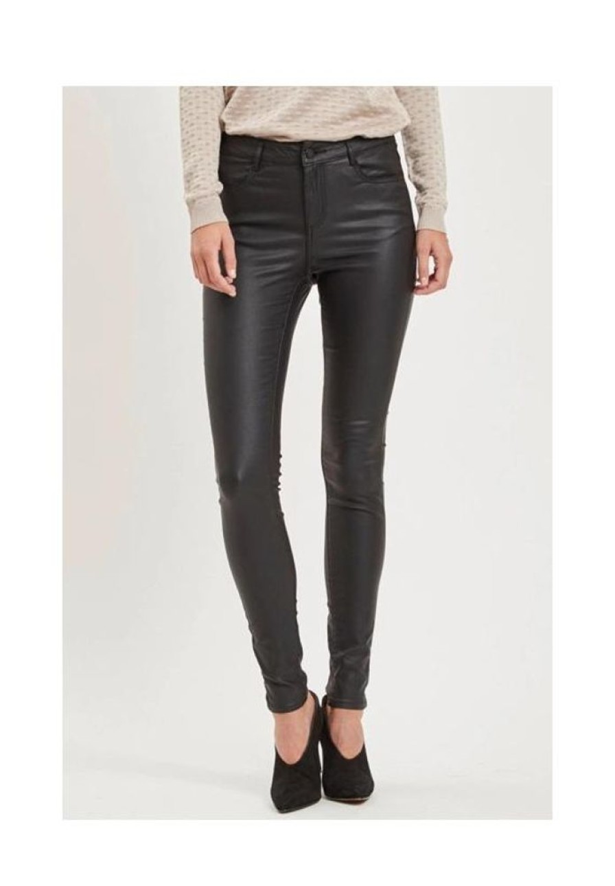 Dames VILA Broeken | Gecoate Broek Commit Skinny Fit 14036194