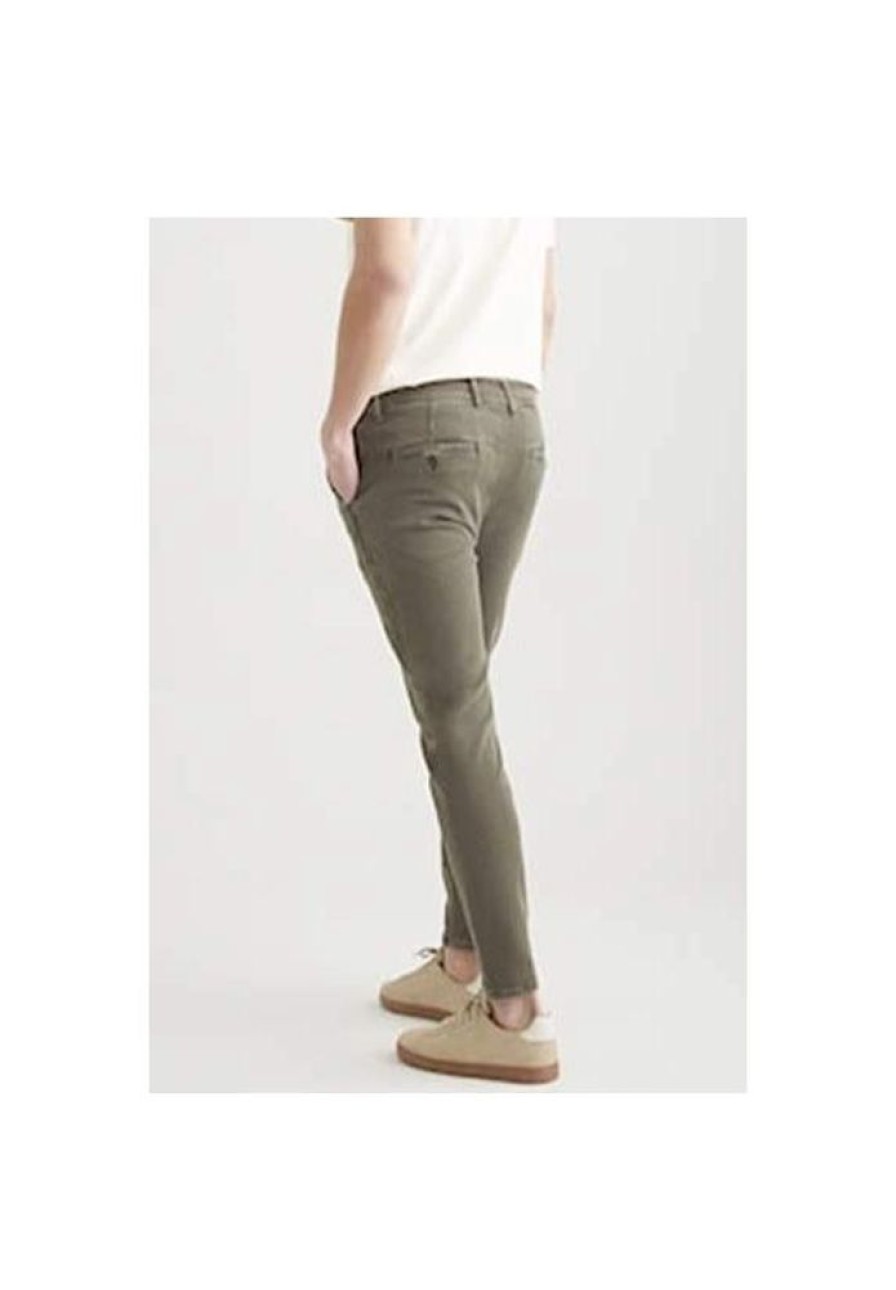 Heren Cup of Joe denim Broeken | Chino Felix Dark Green