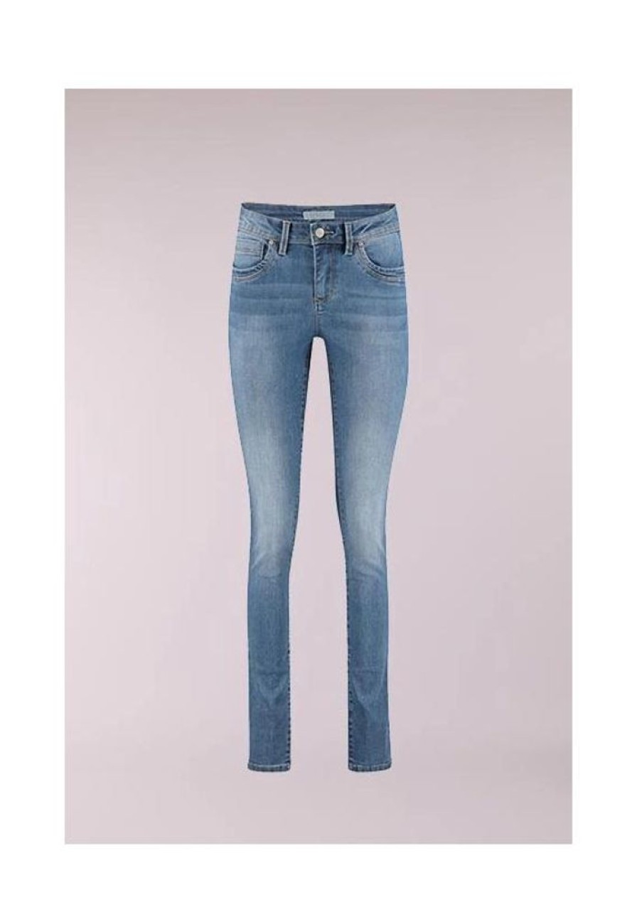 Dames Red Button Jeans | Jeans Jimmy Srb3808 Light Blue Used