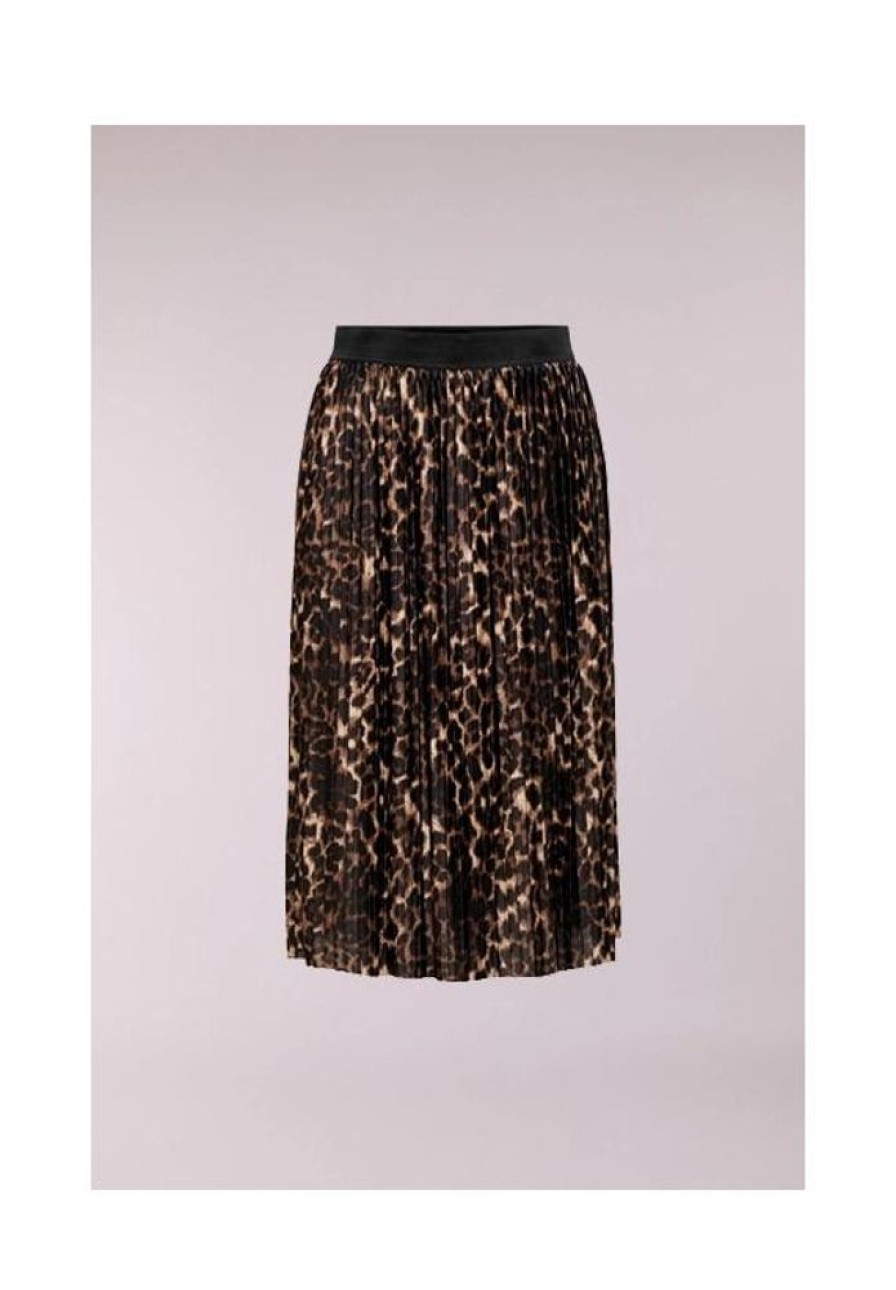 Dames JDY Jurken & Rokken | Plooirok Boa Met Animal Print 15214824