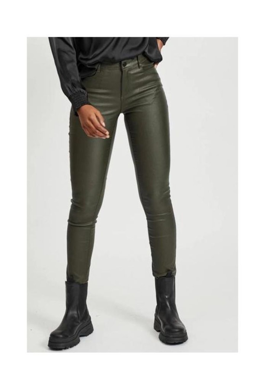 Dames VILA Broeken | Gecoate Broek Commit Skinny Fit 14036194