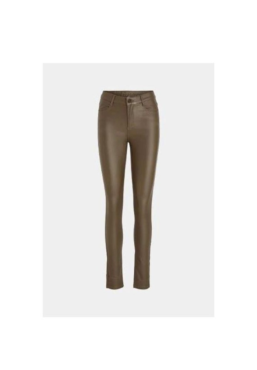 Dames VILA Broeken | Gecoate Broek Commit Skinny Fit 14036194