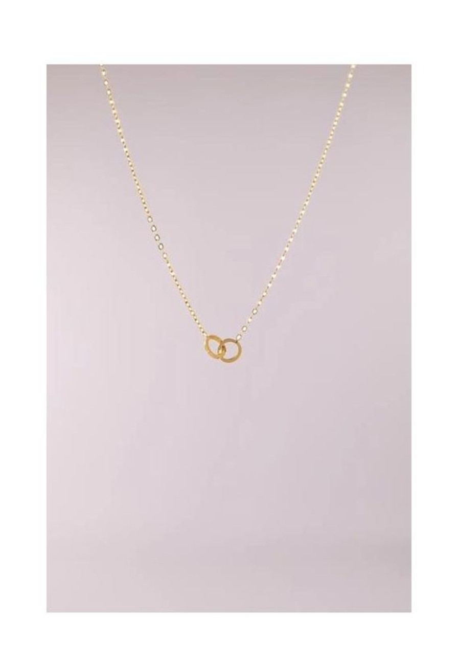 Dames Go Dutch Label Horloges & Sieraden | Ketting Dubble Circle N8827-2