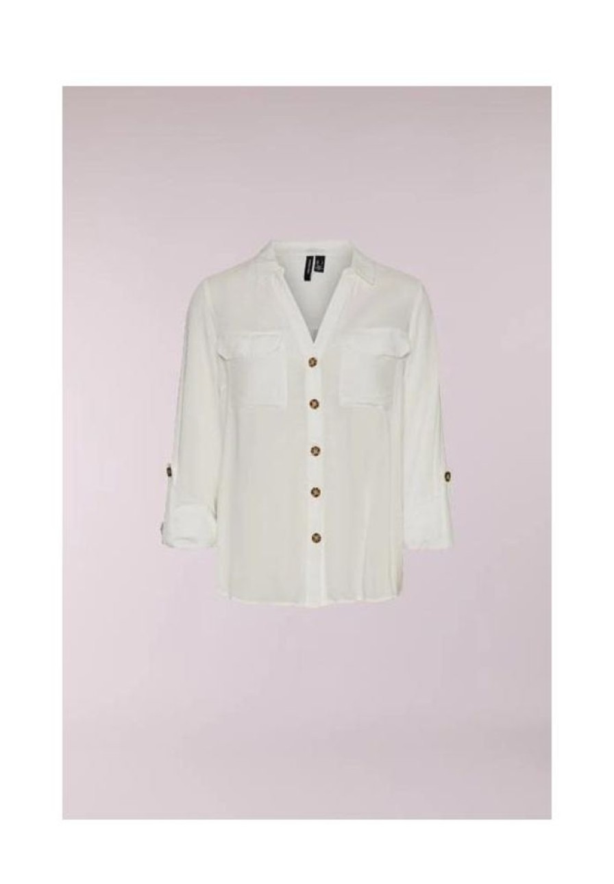 Dames Vero Moda Blouses & Tunieken | Blouse Bumpy 10243218 Noos