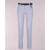 Heren Tom Tailor Broeken | Nette Broek Met Riem 1020451