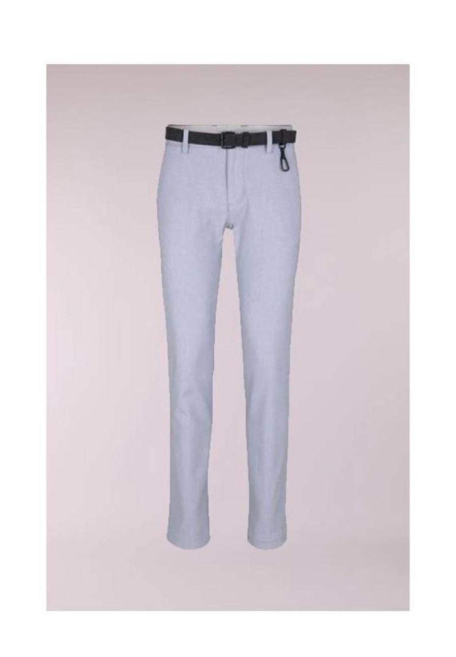 Heren Tom Tailor Broeken | Nette Broek Met Riem 1020451