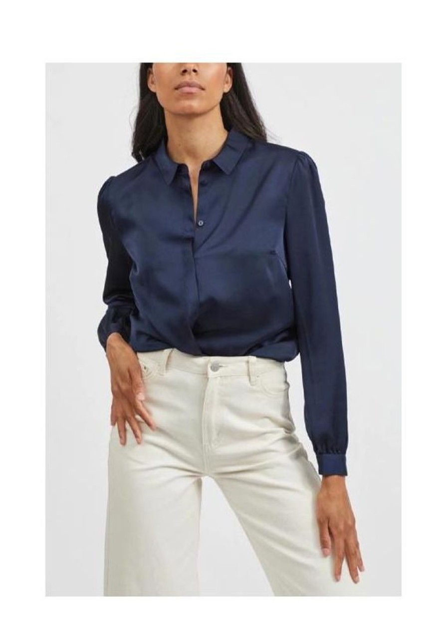 Dames VILA Blouses & Tunieken | Blouse Ellette 14063320 Noos