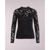 Dames VILA Blouses & Tunieken | Longsleeve Kant Stasia 14041864 Noos