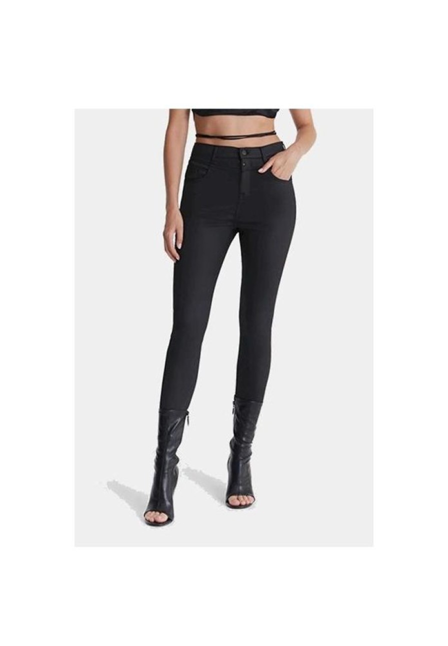 Dames Cup of Joe denim Jeans | High Waist Jeans Lisa Black Coated