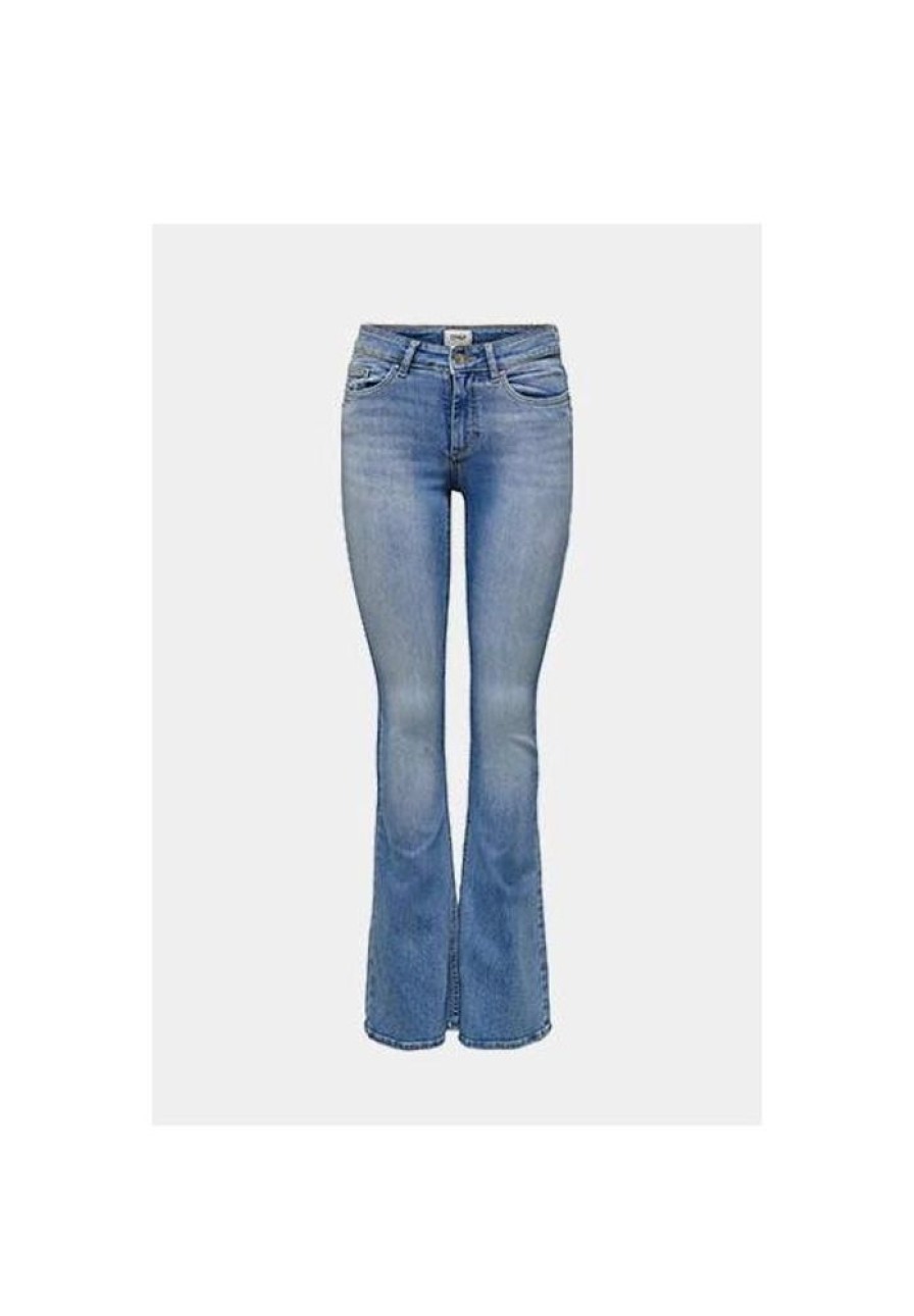 Dames ONLY Jeans | Flared Blush 15245444 Noos