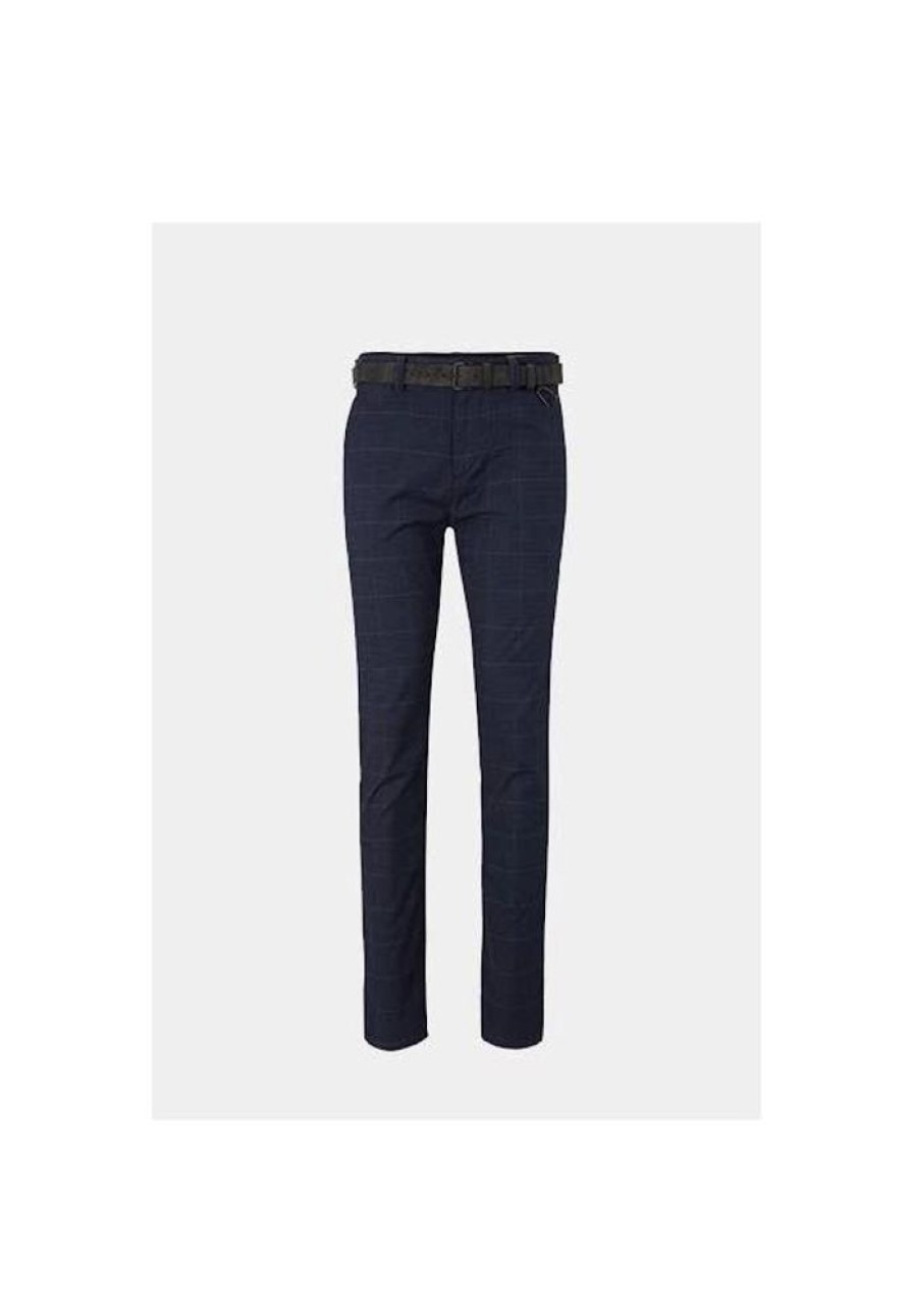 Heren Tom Tailor Broeken | Nette Broek Met Riem 1020451