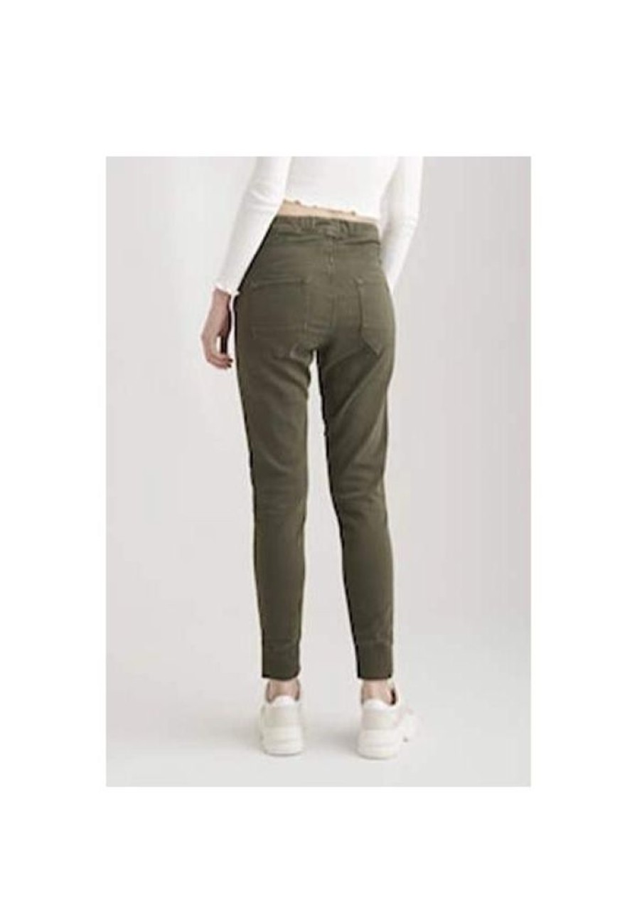 Dames Cup of Joe denim Broeken | Broek Mila Khaki