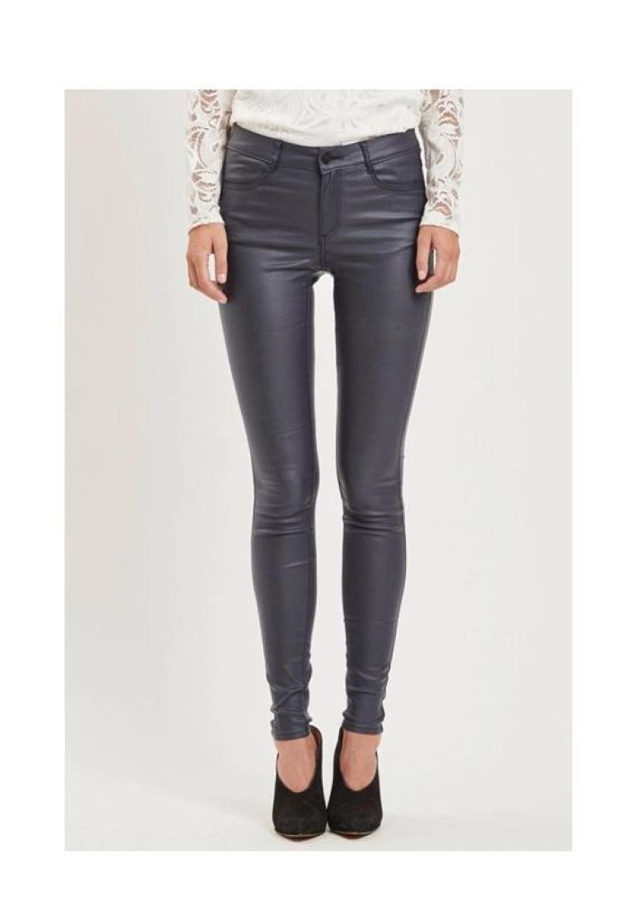 Dames VILA Broeken | Gecoate Broek Commit Skinny Fit 14036194