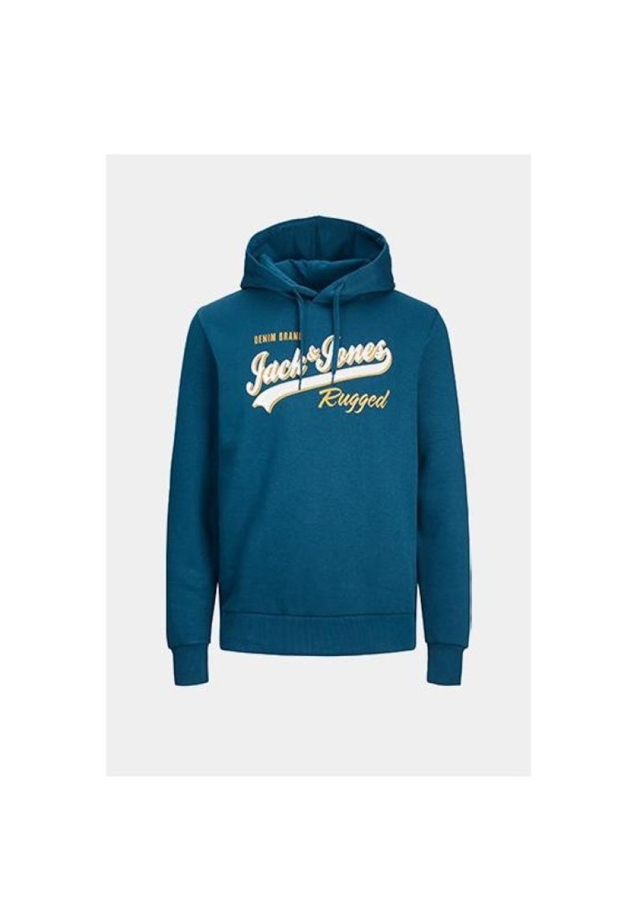 Heren Jack and Jones Truien & Vesten | Hoodie Logo 12233597 Noos