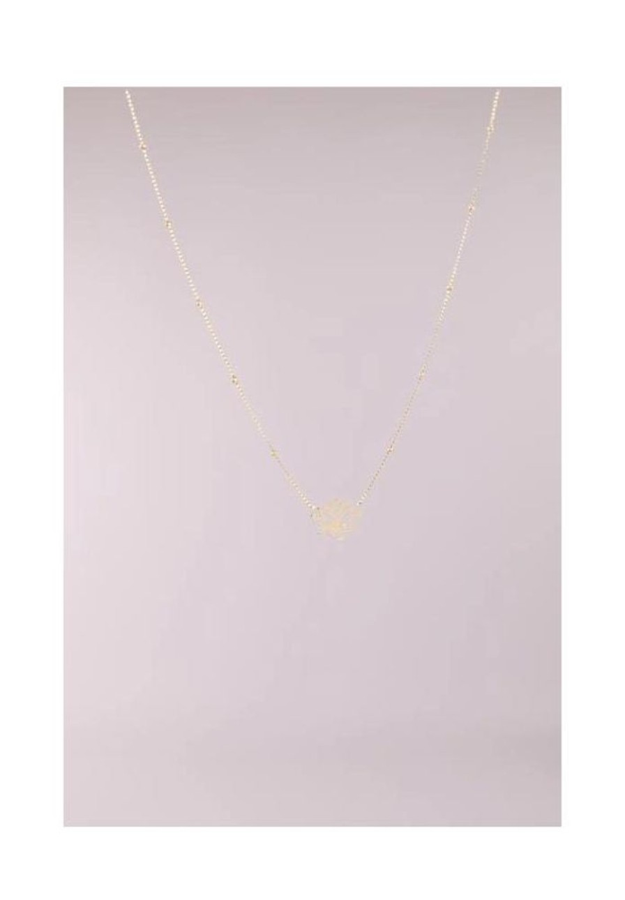 Dames Go Dutch Label Horloges & Sieraden | Ketting Lotus N1414-2