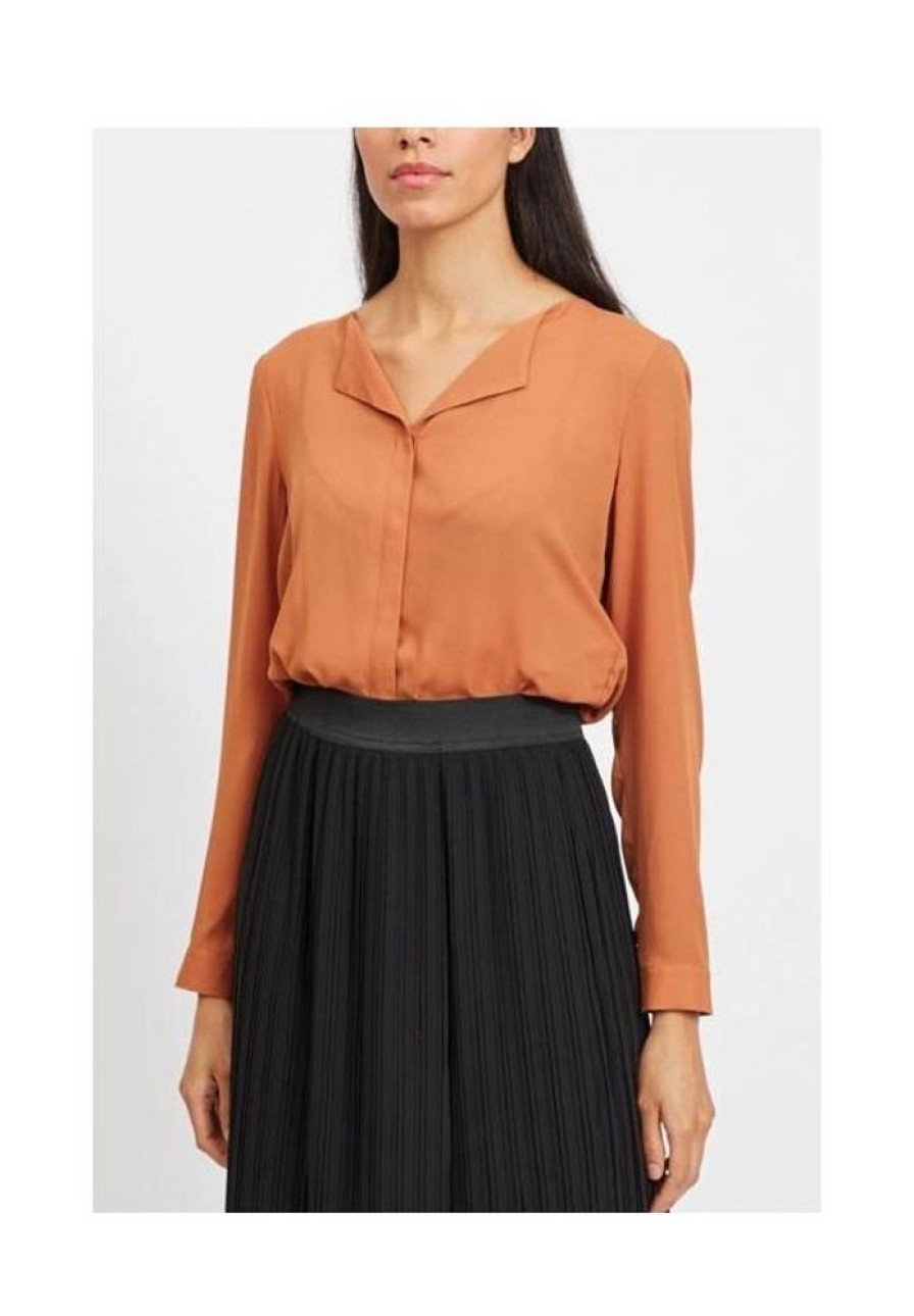 Dames VILA Blouses & Tunieken | Basic Blouse Lucy 14044253 Noos